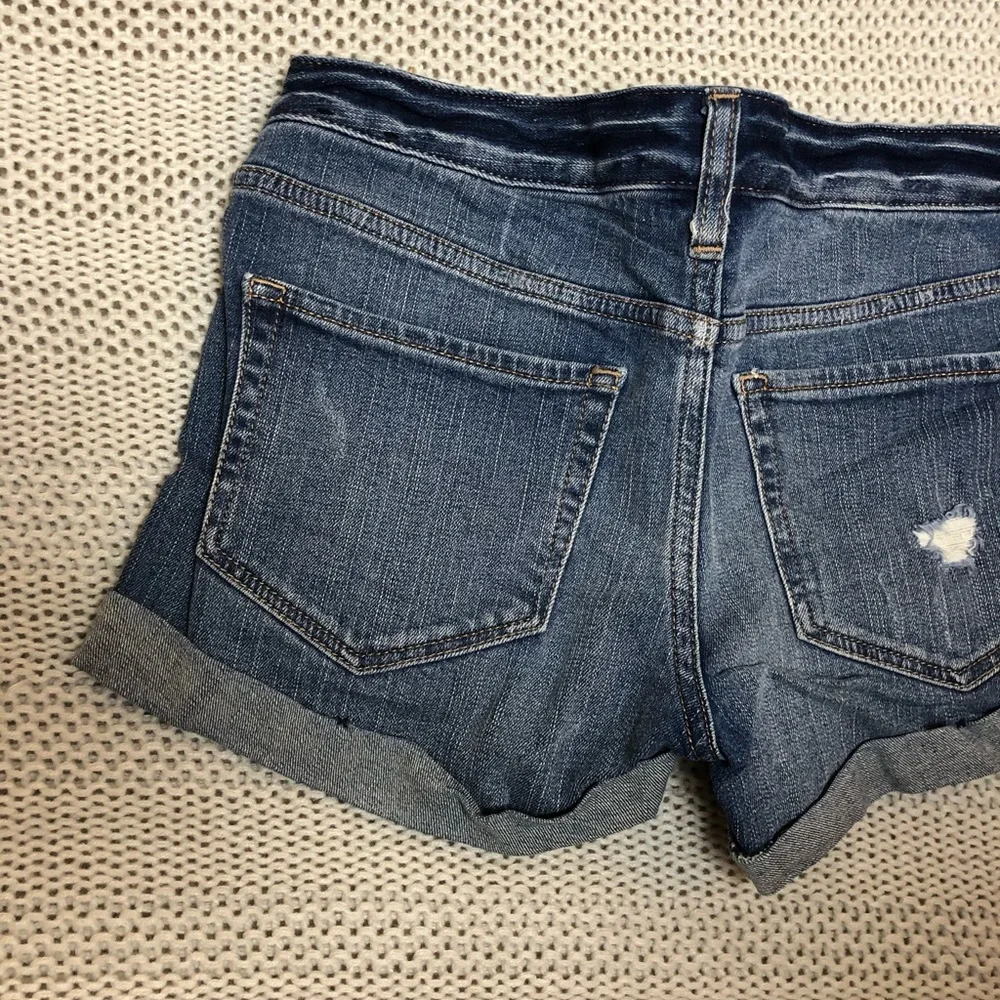 Express Low Rise Distressed Shorts - Picture 7 of 8
